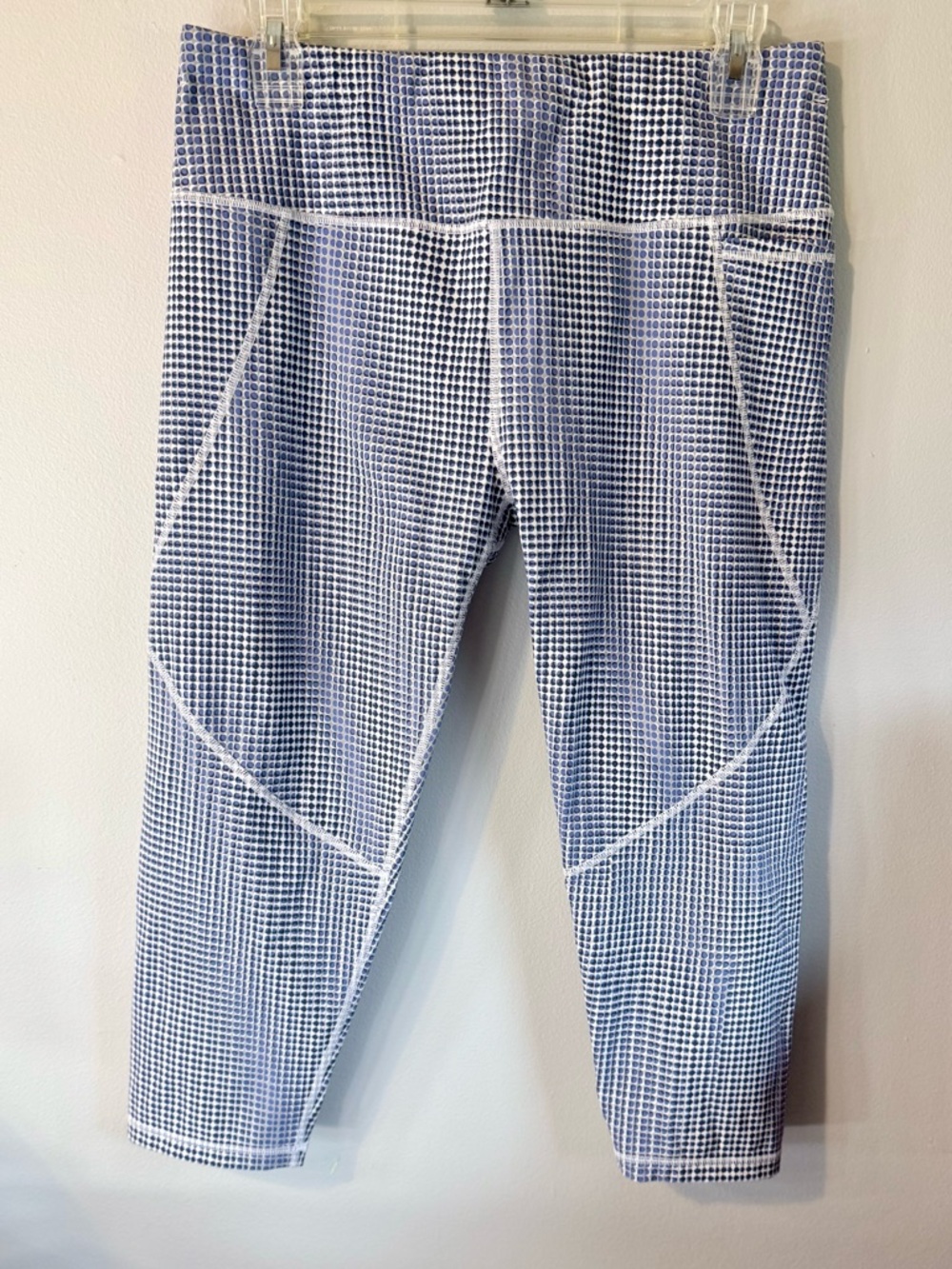 Sweaty Betty Power 7/8 Leggings | Blue and White/ Blue Dot - Picture 3 of 8